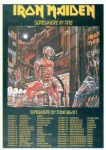 Iron Maiden Carte Postale - Somewhere on Tour
