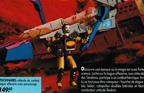 Visionaries - Dague Offensive avec Reekon - Publicité Cora 1988