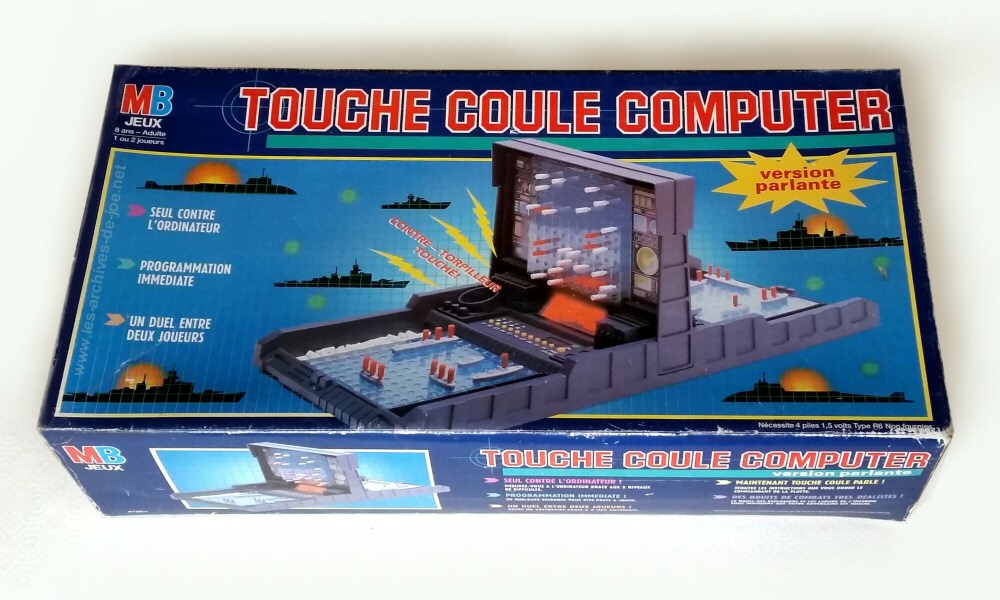 Touché-coulé infrarouge électronique - jeu MB 1999 - jouets rétro