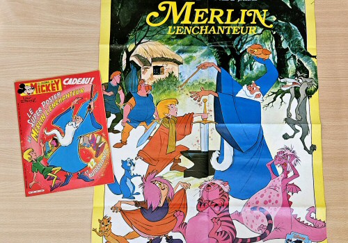 Le Journal de Mickey 1984 : 1657 - Poster Merlin l'Enchanteur