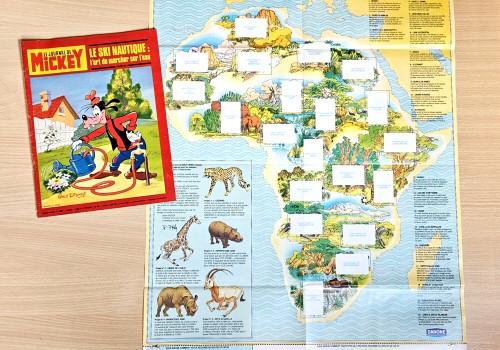 Le Journal de Mickey 1978 : 1346 - Poster SOS animaux d'Afrique