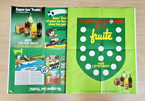 Le Journal de Mickey 1978 : 1347 - Encart Super-jeu Fruité Coupe du Monde Football 1978