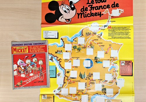 Le Journal de Mickey 1978 : 1357 - Poster Tour de France 1978