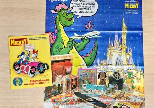 Le Journal de Mickey 1978 : 1374 - Poster Peter et  Elliott le Dragon Samaritaine