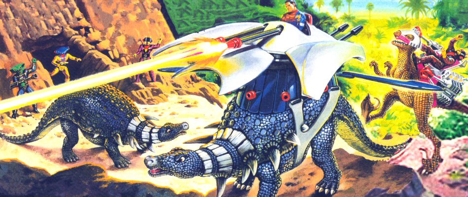 Dino-Riders Edmontonia avec Axis