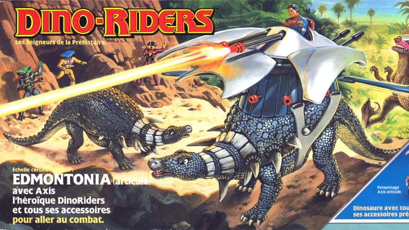 Dino-Riders Edmontonia avec Axis