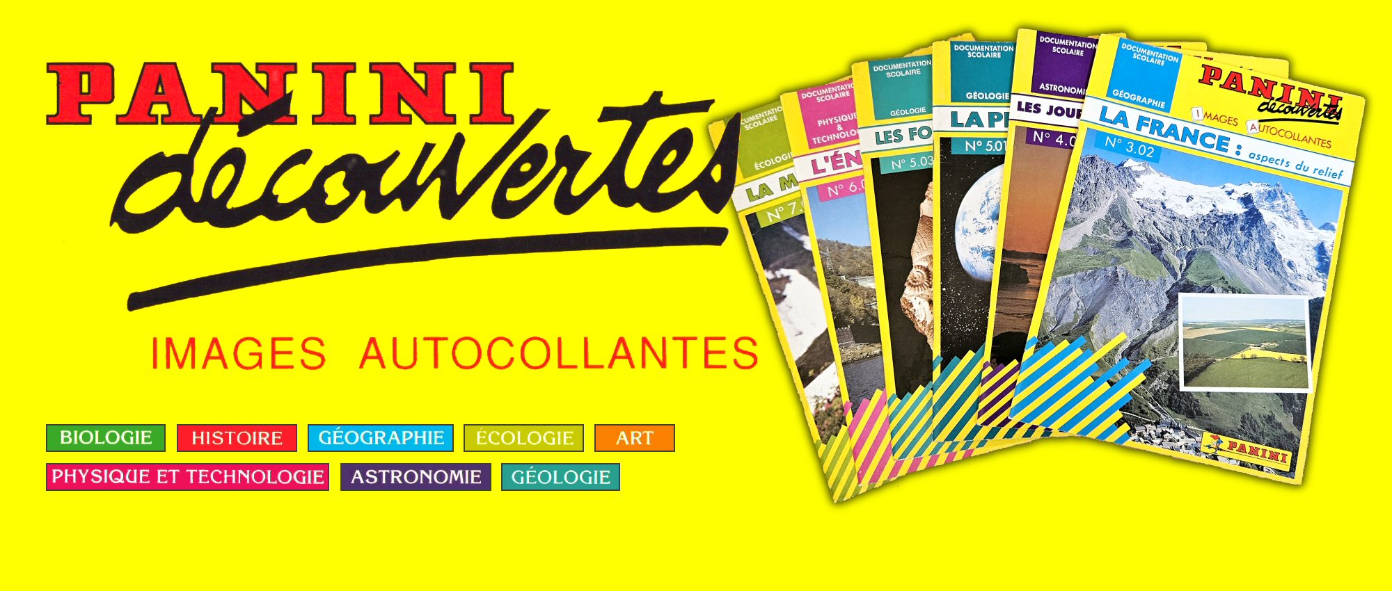 Les albums Panini découvertes (1989-1992)