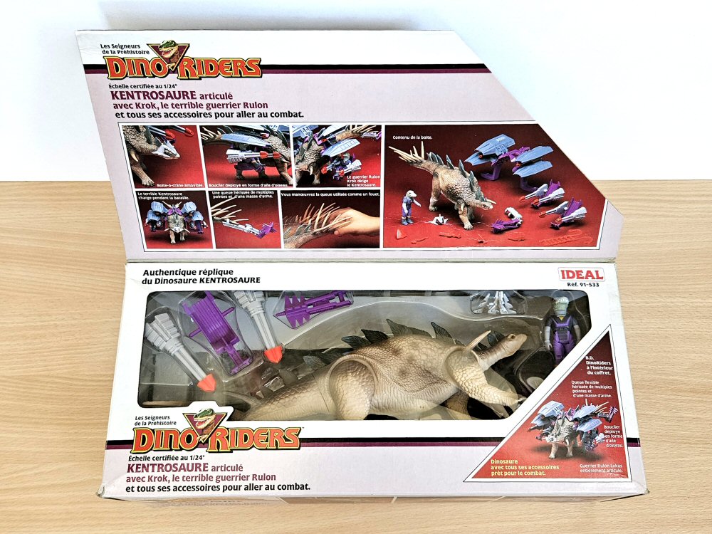 Dino-Riders Kentrosaure avec Krok