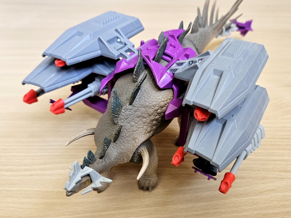 Dino-Riders Kentrosaure avec Krok