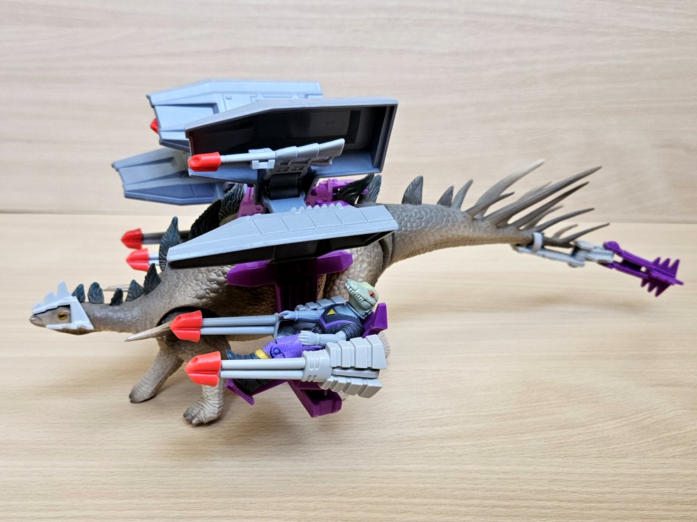 Dino-Riders Kentrosaure avec Krok